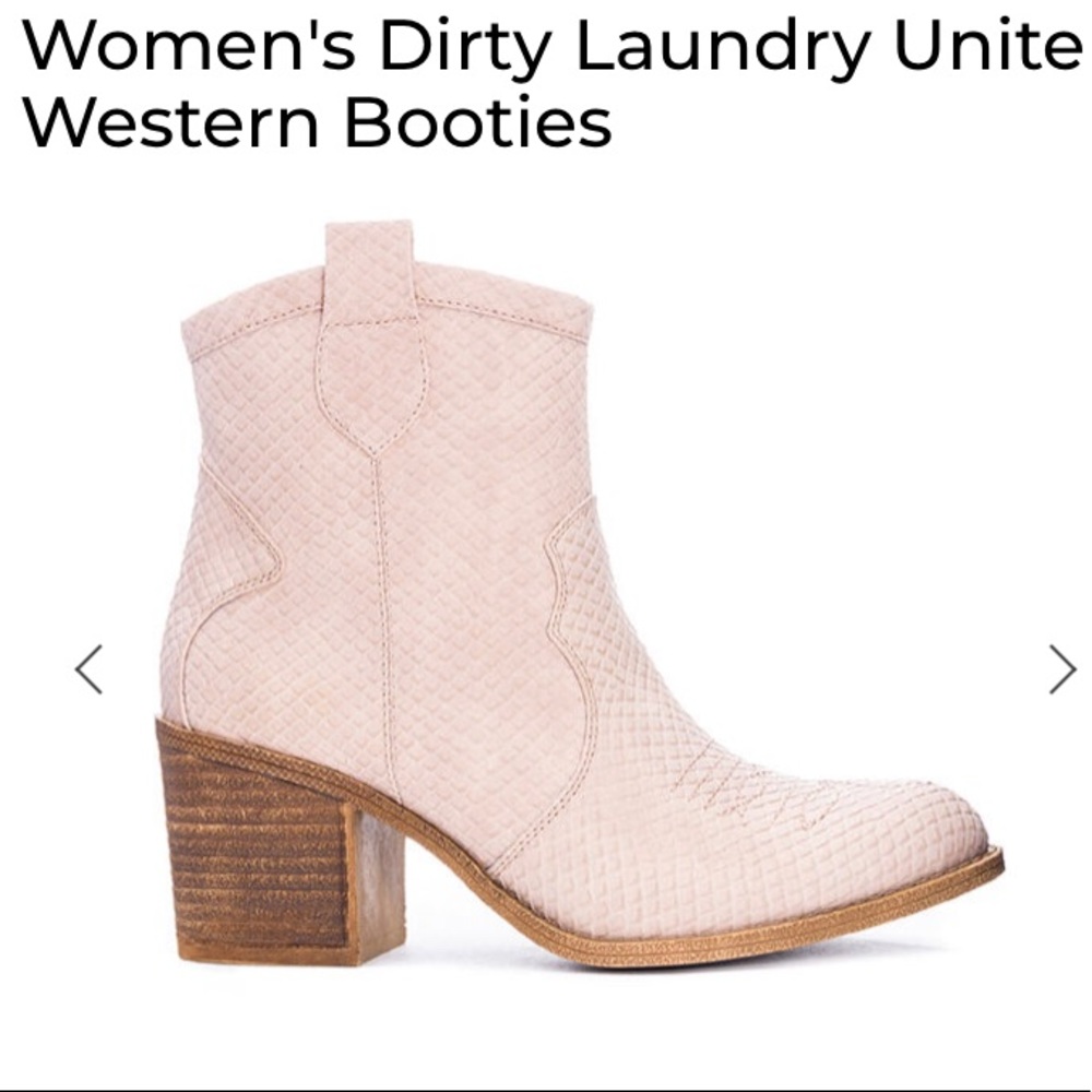 Western snake skin bootie